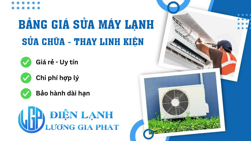 bang gia sua chua may lanh